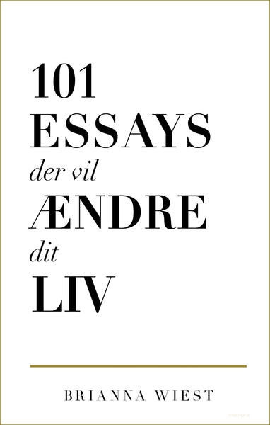 101 essays der vil ændre dit liv